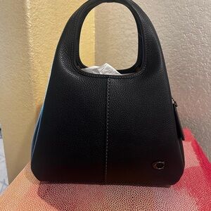 Black Leather Handbag